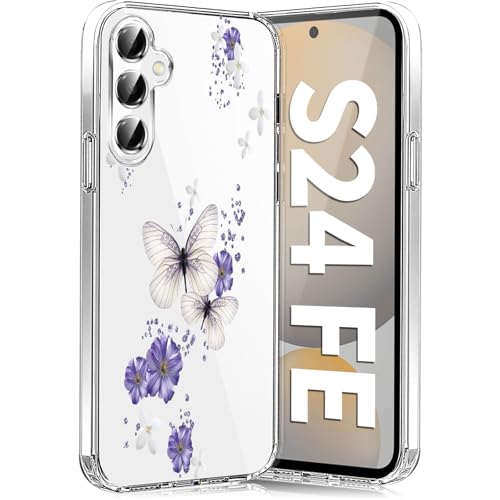 Woxidzyx Handyhülle für Samsung Galaxy S24 FE Hülle Soft Silikon TPU Blumen Galaxy S24 FE Hülle Schutzhülle Dünne Weiche Schmetterlings Muster Transparent Clear Hülle für Samsung S24 FE 5G Case (C) Woxidzyx Handyhülle für Samsung Galaxy S24 FE Hülle Soft Silikon TPU Blumen Galaxy S24 FE Hülle Schutzhülle Dünne Weiche Schmetterlings Muster Transparent Clear Hülle für Samsung S24 FE 5G Case (C) von Woxidzyx