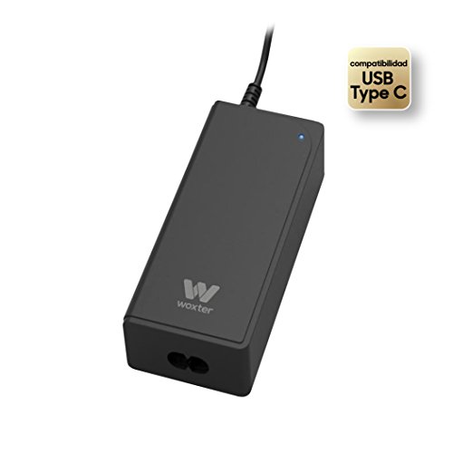 Woxter 65 C – Netzteil 65 W Notebook-mit USB-Stecker Typ C, Schwarz von Woxter