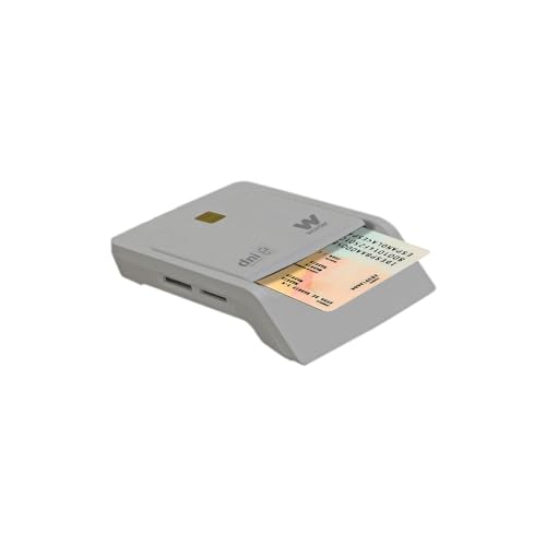 Woxter Elektronische ID Reader Combo White - DNIe Leser, ID 3.0, SD Cards, MMC, MS, MSPro, XD, Micro SD, etc. Kompatibel mit PC und MAC, PE26-147, Weiß von Woxter