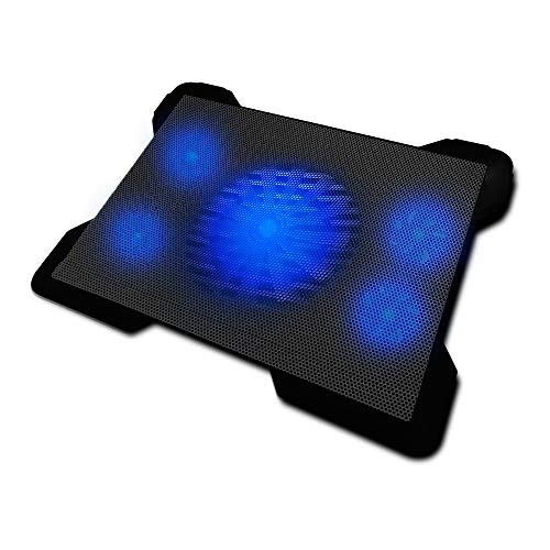 Woxter Notebook Cooling Pad 1560 R - Basis-Kühlventilator für Laptop, Universal, Schwarz von Woxter