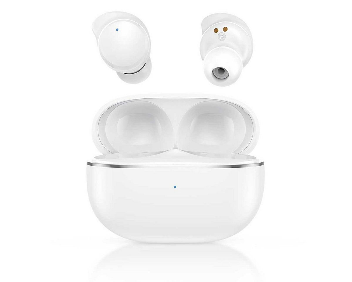 Woyax Dots Mini Bluetooth in Ear Kopfhörer, HiFi Stereo In-Ear-Kopfhörer (True Wireless, Touch Control, Katzenohr-Design für Arbeit und Sport) von Woyax