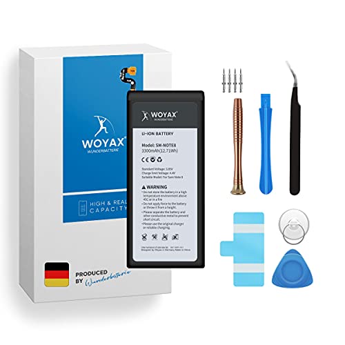 Woyax Wunderbatterie® Akku für Samsung Galaxy Note 8, Ersatz-Akku mit Werkzeug für einfachen Austausch mit Anleitung bei defekter Batterie/EB-BN950ABE von Woyax