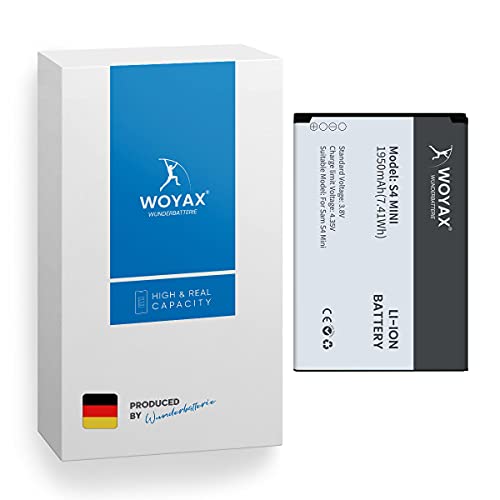 Woyax Wunderbatterie® Akku für Samsung Galaxy S4 Mini, Ersatzakku / I9192 / I9195 / B500BE von Woyax