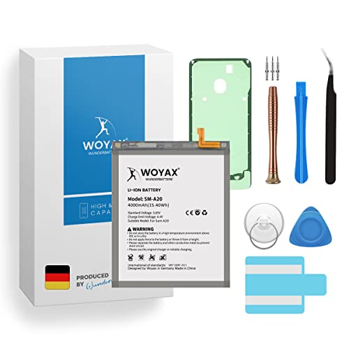 Woyax Wunderbatterie Akku für Samsung Galaxy A20 - A30 - A50 - A30S - A50S Ersatzakku/EB-BA505ABU von Woyax