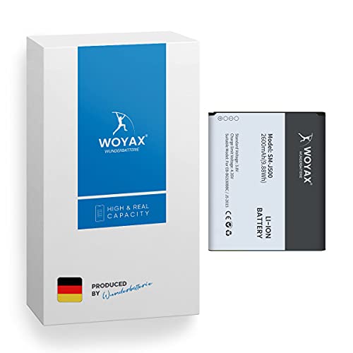 Woyax Wunderbatterie Akku für Samsung Galaxy J5 2015, Reale Kapazität und Super Qualität Ersatzakku / J3 2016 / Grand Prime G530 / Grand Prime Plus / G5308W / G5309W / G5306W / J500F / EB-BG530BBC von Woyax