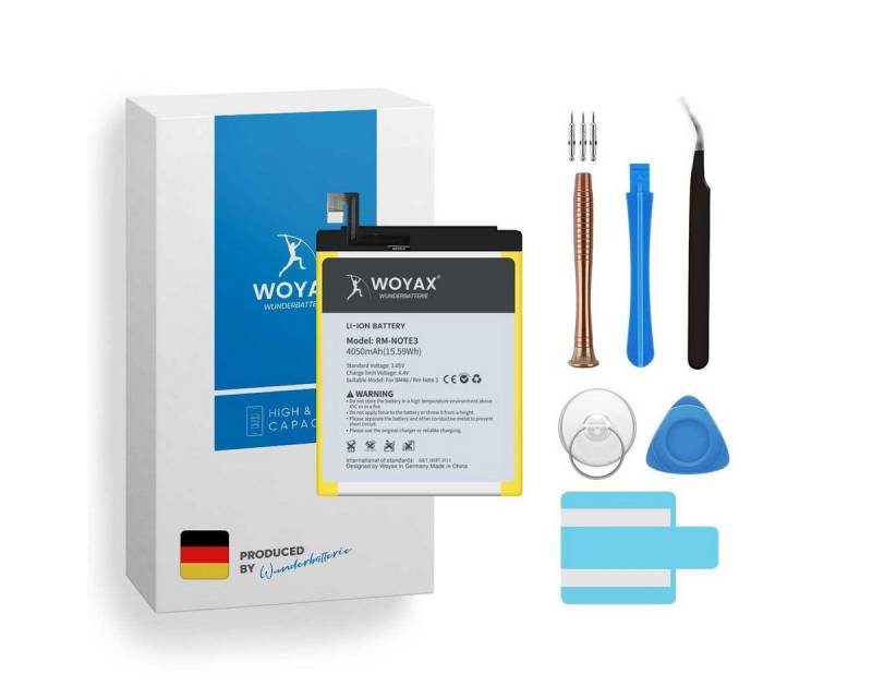 Woyax Wunderbatterie Akku für Xiaomi Redmi Note 3 / Note 3 Pro / BM46 Handy-Akku 4050 mAh (3.85 V) von Woyax