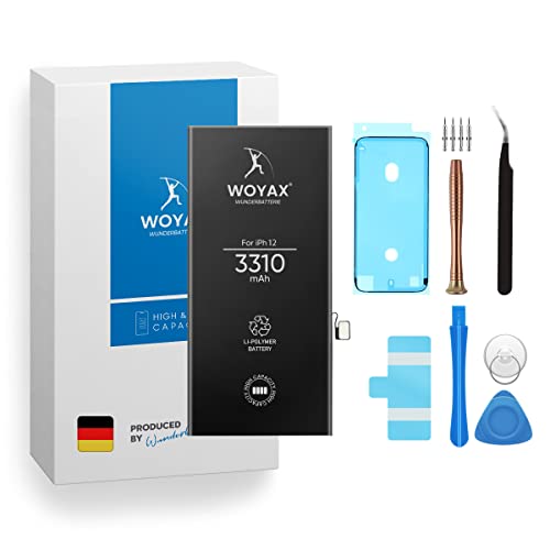 Woyax Wunderbatterie Akku für iPhone 12 | 12 Pro 3310 mAh Hohe Kapazität Ersatzakku von Woyax