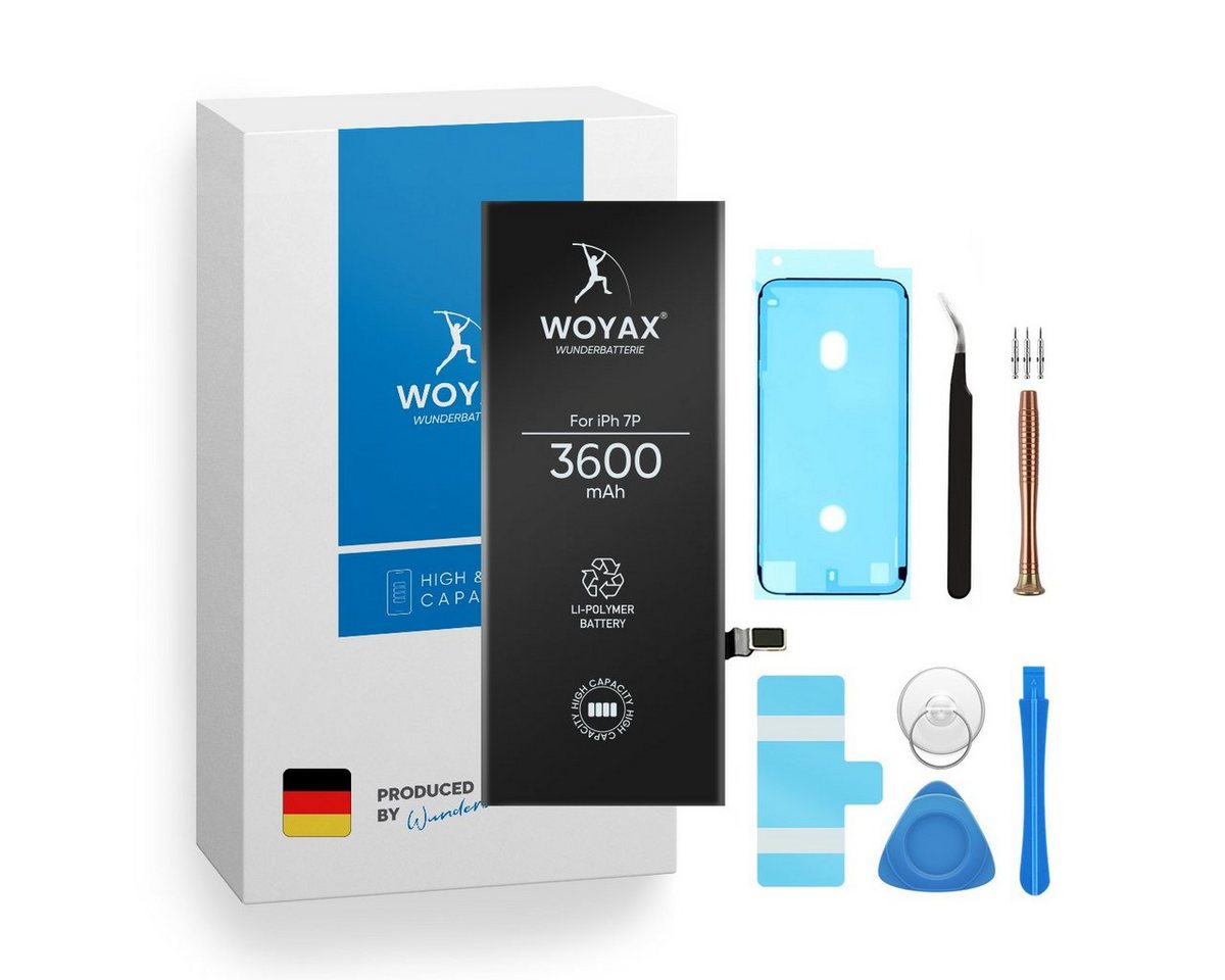 Woyax Wunderbatterie Akku für iPhone 7 Plus 3600 mAh Hohe Kapazität Handy-Akku 3510 mAh (3,82 V) von Woyax