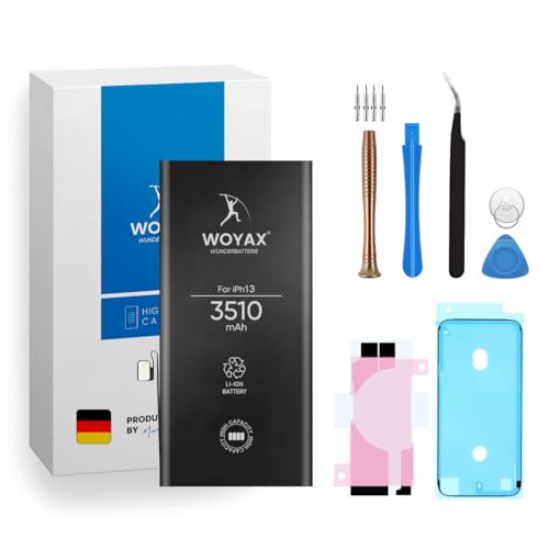 Woyax Wunderbatterie Ersatzakku für iPhone 13 Batterie 3510 mAh Hohe Kapazität ohne Dichtung von Woyax