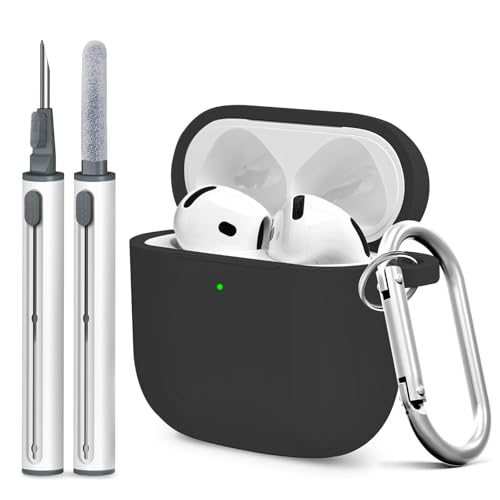 Woyinger Schutzhülle für Airpods 4. Generation, mit Reinigungsset, weiche Silikon-Schutzhülle mit Schlüsselanhänger, vollständige Schutzhülle für Damen und Herren, kompatibel mit AirPods der 4. Woyinger Schutzhülle für Airpods 4. Generation, mit Reinigungsset, weiche Silikon-Schutzhülle mit Schlüsselanhänger, vollständige Schutzhülle für Damen und Herren, kompatibel mit AirPods der 4. von Woyinger