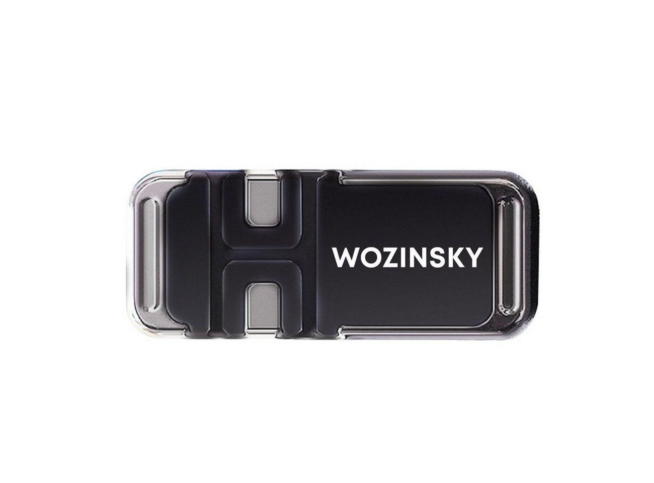 Wozinsky Kabelbinder Magnetischer Telefonhalter mit Kabelorganisation Schwarz von Wozinsky