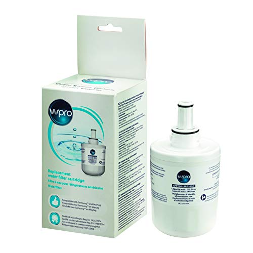 wpro APP100/1 - Kühlschrankzubehör/Wasserfilterpatrone (intern) passend für Samsung und Maytag Side-by-Side Kühlgeräte/für verbesserten Wassergeschmack von Wpro