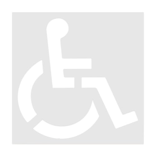 Handicap -Parkscheiben, Handicap -Schablone zum Parkplatz,33 x 36 Zoll Silikon Deaktiviertes Symbol Schablone | 1 mm Dicke, faltbares Rollstuhl -Symbol -Werkzeug für die Fahrstraßen Handicap -Parkscheiben, Handicap -Schablone zum Parkplatz,33 x 36 Zoll Silikon Deaktiviertes Symbol Schablone | 1 mm Dicke, faltbares Rollstuhl -Symbol -Werkzeug für die Fahrstraßen von Wpsagek