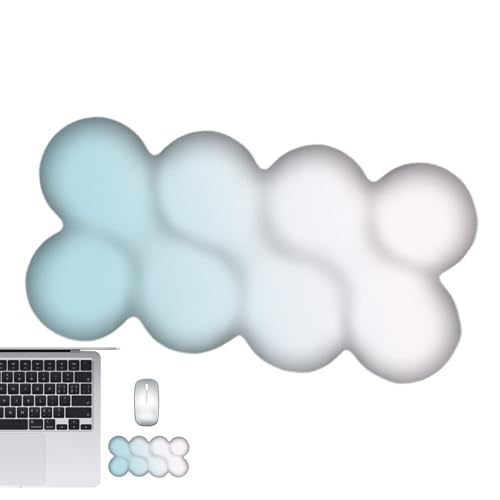 Tastatur-Handgelenkauflage, Gradient Unterstützung Handkissen – rutschfeste Tastatur-Handgelenkstütze für Zuhause, Arbeitsbereich und Schule von Wpsagek