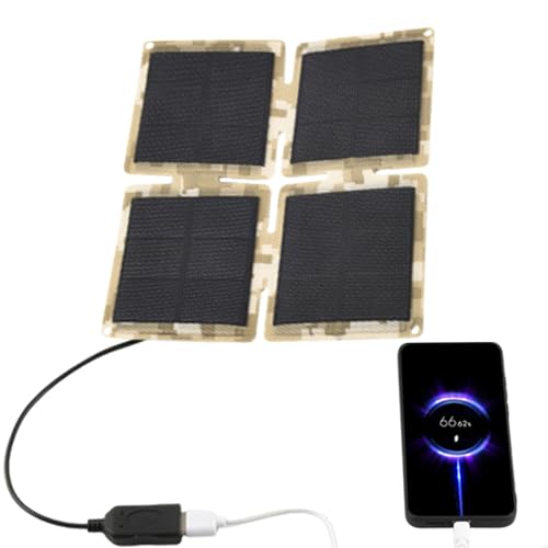 Tragbarer Solarakku,Hocheffizientes Solarpanel | Multifunktionales Klappbares Campingzubehör Für Smartphones Geräteüberwachung & Outdoor-Elektronik Tragbarer Solarakku,Hocheffizientes Solarpanel | Multifunktionales Klappbares Campingzubehör Für Smartphones Geräteüberwachung & Outdoor-Elektronik von Wpsagek