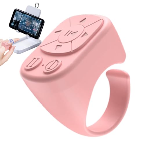 Wpsagek Telefon-Scroller-Fernbedienung, Fingertipp-Fernbedienung | Scrollender Fernbedienungstastenring | Wiederaufladbare Kamera-Auslöser-Fernbedienung, kompakter Fernbedienungs-Seitenwender für Wpsagek Telefon-Scroller-Fernbedienung, Fingertipp-Fernbedienung | Scrollender Fernbedienungstastenring | Wiederaufladbare Kamera-Auslöser-Fernbedienung, kompakter Fernbedienungs-Seitenwender für von Wpsagek