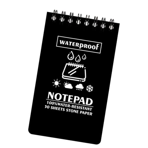Write In The Rain Notizbuch, wetterfestes Feld-Notizbuch, wasserdichte obere Spiralen, Memo-Notizblöcke, tragbarer Taschen-Notizblock, 50 Seiten Write In The Rain Notizbuch, wetterfestes Feld-Notizbuch, wasserdichte obere Spiralen, Memo-Notizblöcke, tragbarer Taschen-Notizblock, 50 Seiten von Wpsagek