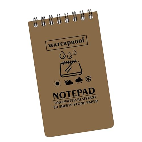 Write In The Rain Notizbuch, wetterfestes Feld-Notizbuch, wasserdichte obere Spiralen, Memo-Notizblöcke, tragbarer Taschen-Notizblock, 50 Seiten Write In The Rain Notizbuch, wetterfestes Feld-Notizbuch, wasserdichte obere Spiralen, Memo-Notizblöcke, tragbarer Taschen-Notizblock, 50 Seiten von Wpsagek