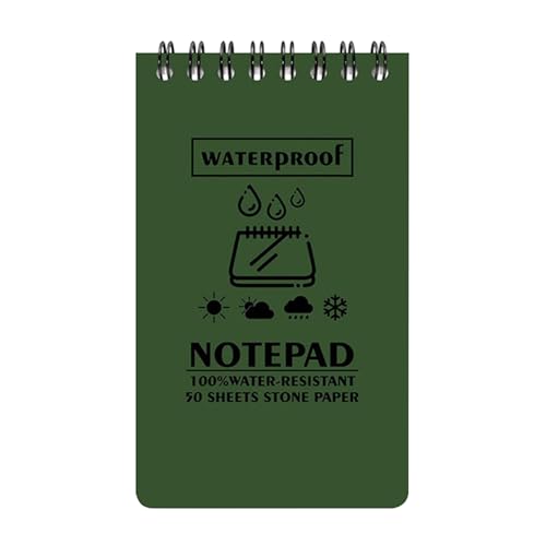Write In The Rain Notizbuch, wetterfestes Feld-Notizbuch, wasserdichte obere Spiralen, Memo-Notizblöcke, tragbarer Taschen-Notizblock, 50 Seiten Write In The Rain Notizbuch, wetterfestes Feld-Notizbuch, wasserdichte obere Spiralen, Memo-Notizblöcke, tragbarer Taschen-Notizblock, 50 Seiten von Wpsagek