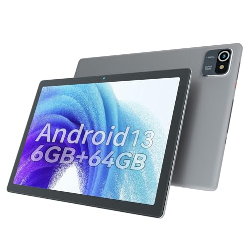 Wqplo 10 Zoll Android Tablet, 2 GB RAM 32 GB ROM, 5000 mAh Akku Touchsceen Tablet-PC (Grau) von Wqplo