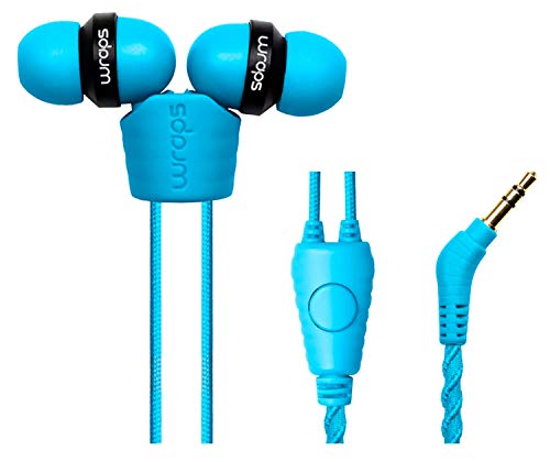 Midbass Wraps Headset TALK Blau mit Mikrofon von Wraps