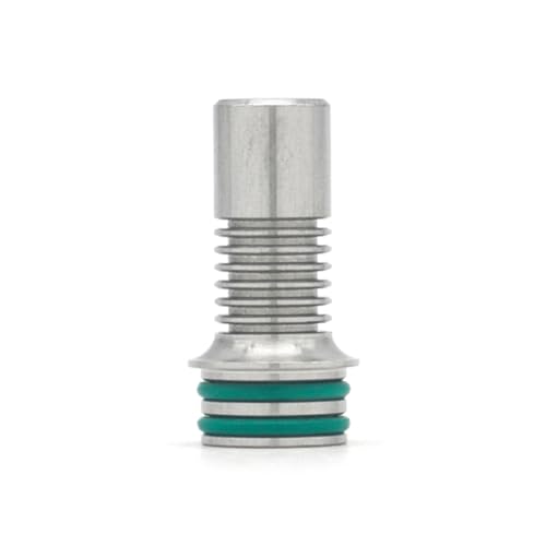 WratryParts 510 MTL Tropfspitze Edelstahl Mundstücke Spitzen für 510 Gewinde RTA RDA Subohm Tank (Silber A) von WratryParts