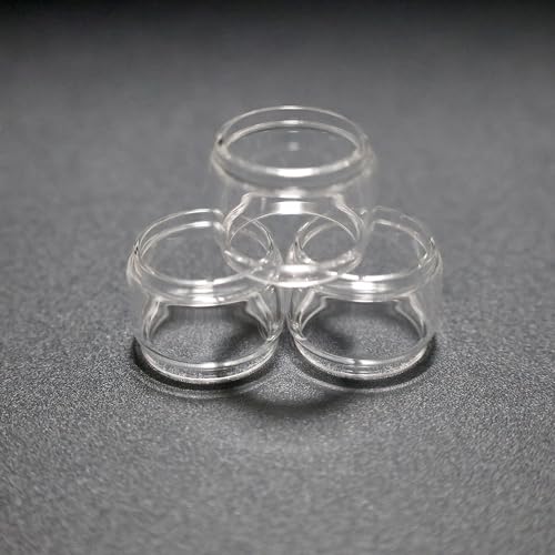 WratryParts Ersatz-Glasröhre für Dead Rabbit 3 RTA Tank (3 Stück, klares Fett) von WratryParts