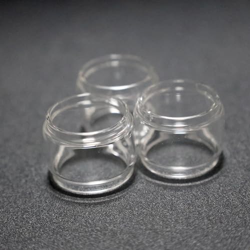 WratryParts Ersatz-Glasröhre mit mehrfarbiger 810-Tropfspitze für Vaporesso iTank, iTank 2 RTA Tank (3 Stück klares Glas) von WratryParts