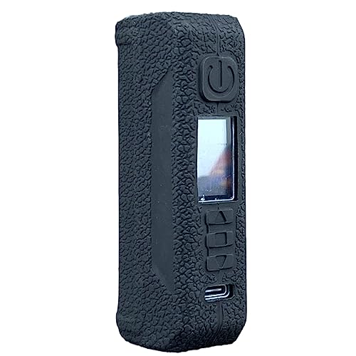 WratryParts Silicone Case Compatible with LostVape Thelema Solo Mod Kit | Protective, Durable Skin, Sleeve, Cover, Wrap, Gel, Case, Shield (Black) von WratryParts
