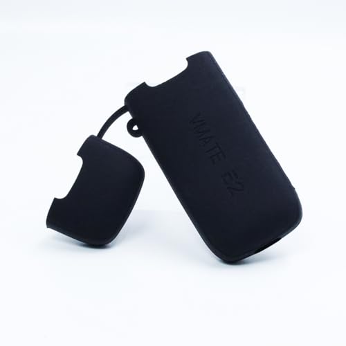 WratryParts Silikonhülle kompatibel mit Voopoo Vmate E2 Kit | Schutzhülle, strapazierfähige Hülle, Hülle, Hülle, Hülle, Wrap, Gel, Schild (Schwarz) von WratryParts