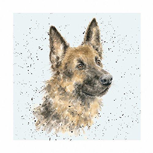 Grußkarte (wre8380) blanko/Geburtstag – Bonnie – aus der Serie "A dog 's life. von Wrendale Designs by Hannah Dale