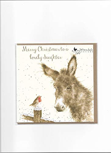 Wrendale Designs Weihnachtskarte "Lovely Daughter" von Wrendale Designs by Hannah Dale