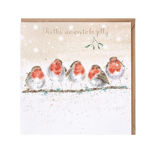 Wrendale Designs Weihnachtskarte "Tis The Season To Be Jolly" von Wrendale Designs by Hannah Dale