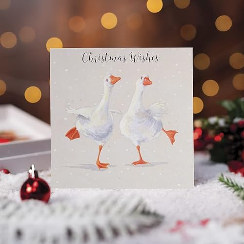 Wrendale Designs Weihnachtskarten mit Aufschrift "Dancing On Ice" von Wrendale Designs by Hannah Dale