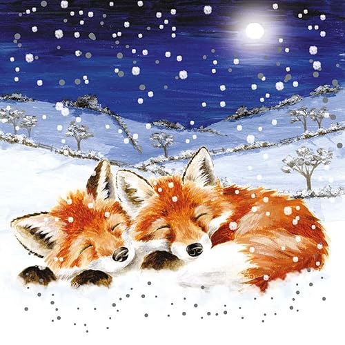 Wrendale Designs Weihnachtskarten mit Füchsen im Schnee von Wrendale Designs by Hannah Dale
