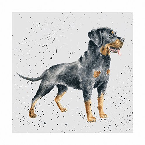 Artistic Grußkarte (wre8878) blanko/Geburtstag – Jasmin – Atemberaubende Rottweiler – A Dog 's Life Collection – Hannah Dale von Wrendale Designs