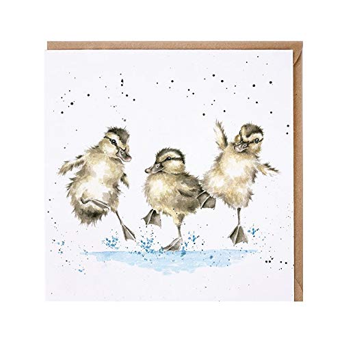 Grußkarte, Motiv: Puddle Enten von Wrendale Designs