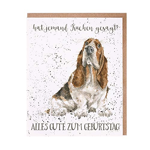 Wrendale Designs Alles Gute Zum Geburtstag Hund Grußkarte von Wrendale Designs