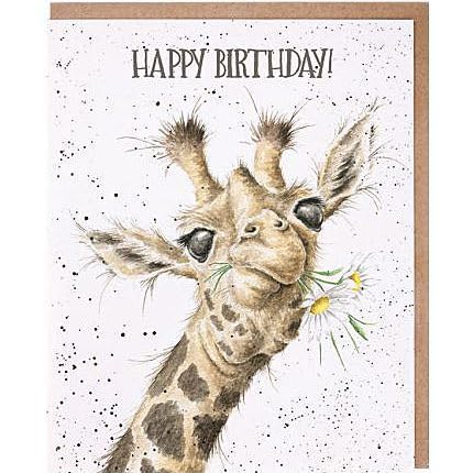 Wrendale Designs Grußkarte zum Geburtstag, Motiv: Giraffe, in englischer Sprache von Wrendale Designs