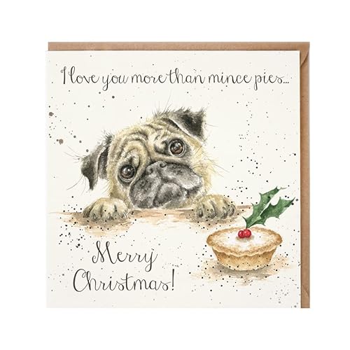 Wrendale Designs – Weihnachtskarte "Mince Pies" von Wrendale Designs