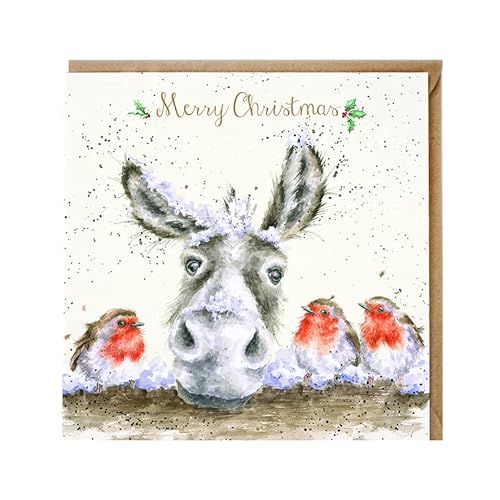 Wrendale Designs Weihnachtskarte "The Christmas Donkey" von Wrendale Designs