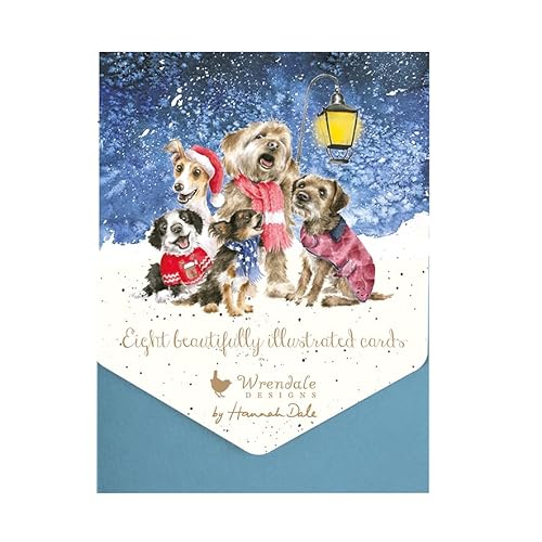 Wrendale Designs Weihnachtskarten "Oh Holy Night", 8 Stück von Wrendale Designs