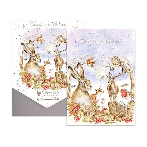 Wrendale Designs Weihnachtskarten "Walking in a Winter Wonderland", 8 Stück von Wrendale Designs