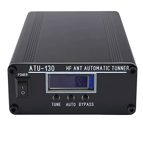 Wresetly Neu Zusammengebauter ATU-130 Plus ATU-130+ 1,8-50MHz 200W Automatischer Antennen Tuner OLED Display Metall GehäUse Update Von ATU-100 von Wresetly