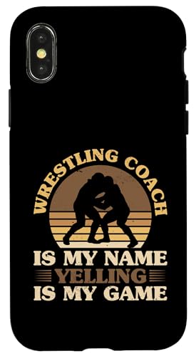 Wrestling-Trainer Hülle für iPhone X/XS Wrestling-Trainer Hülle für iPhone X/XS von Wrestling Coach Gifts for Wrestling Coaches