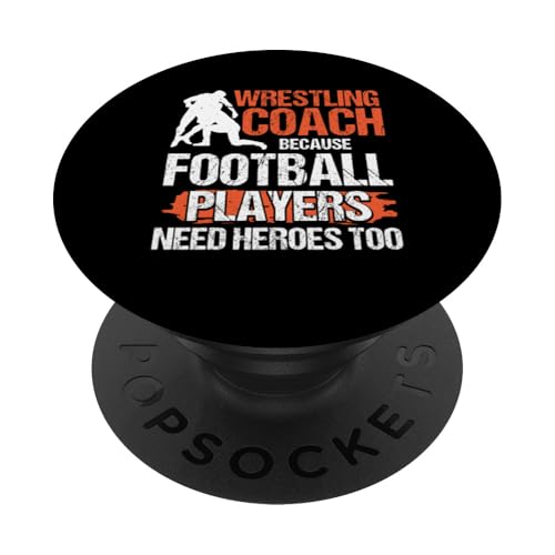 Wrestling-Trainer PopSockets Klebender PopGrip von Wrestling Coach Gifts for Wrestling Coaches