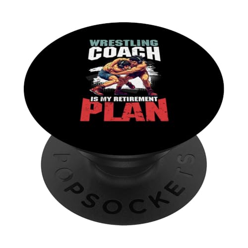 Wrestling-Trainer PopSockets Klebender PopGrip Wrestling-Trainer PopSockets Klebender PopGrip von Wrestling Coach Gifts for Wrestling Coaches