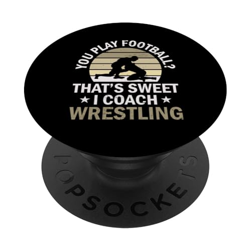 Wrestling-Trainer PopSockets Klebender PopGrip von Wrestling Coach Gifts for Wrestling Coaches