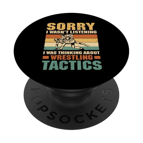Wrestling-Trainer PopSockets Klebender PopGrip von Wrestling Coach Gifts for Wrestling Coaches