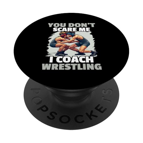 Wrestling-Trainer PopSockets Klebender PopGrip von Wrestling Coach Gifts for Wrestling Coaches